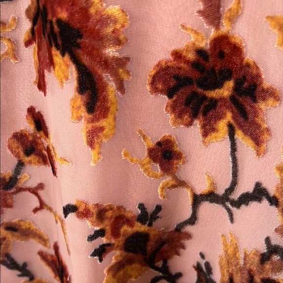 Urban Outfitters Pink Rust Gold Black Embellished Skirt Size M - Picture 6 of 8